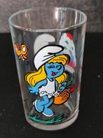 Smurf glas benedictin, Verzamelen, Smurfen, Ophalen of Verzenden, Zo goed als nieuw