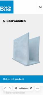 Sleufsilowanden U-wanden L-wanden