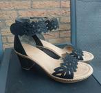 Rieker Sandalen maat 39 zwart, Kleding | Dames, Schoenen, Ophalen of Verzenden, Zo goed als nieuw, Zwart, Sandalen of Muiltjes