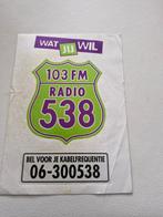 1129 Radio FM Radio 538, Ophalen of Verzenden