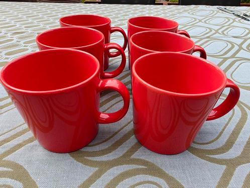 Iittala | Teema mok 30 cl | Steenrood | 6 stuks, Huis en Inrichting, Keuken | Servies, Nieuw, Kop(pen) en/of Schotel(s), Overige stijlen