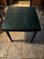 Tuin tafel kunststof 80x80, Tuin en Terras, Tuintafels, Ophalen, Gebruikt, Vierkant, Kunststof