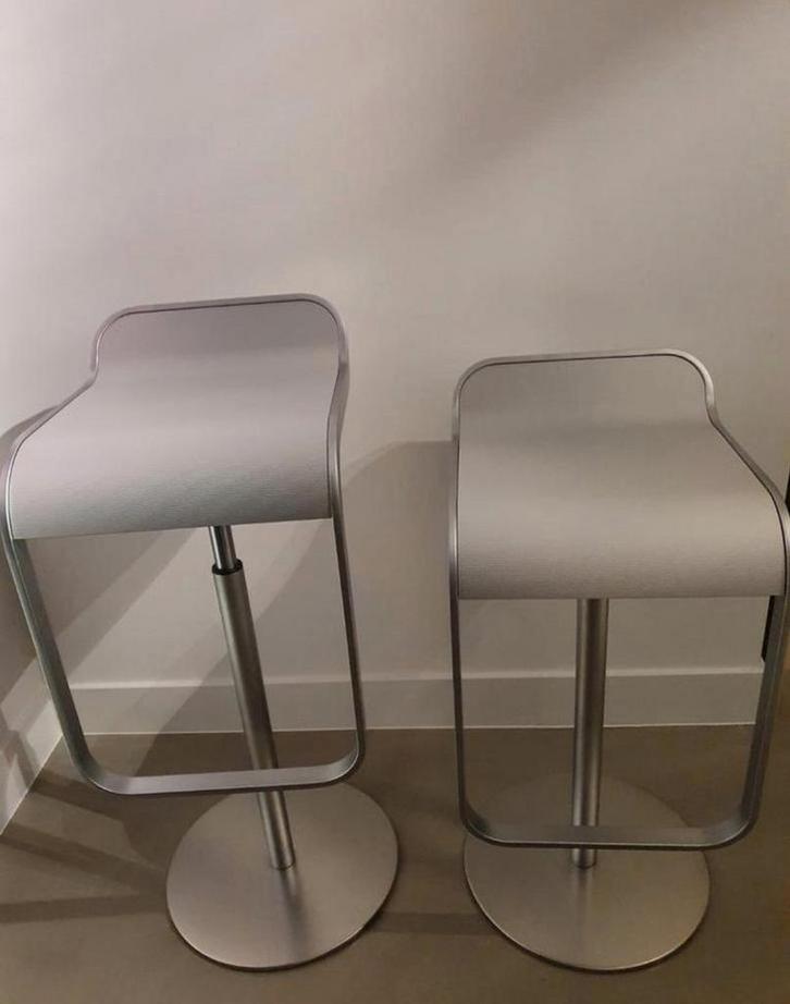 Originele LAPALMA LEM barkrukken/ grijs Millerighe/ la palma, Huis en Inrichting, Barkrukken, Zo goed als nieuw, 60 tot 90 cm