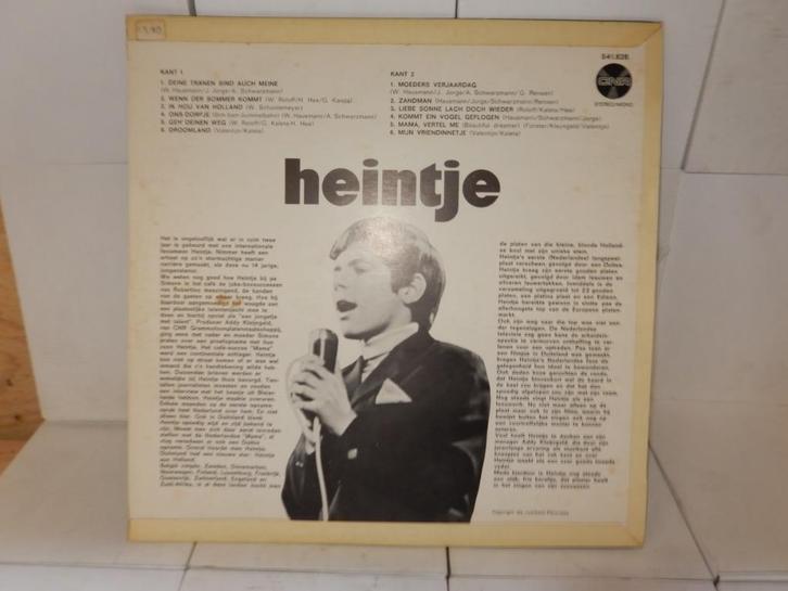 HEINTJE, Cd's en Dvd's, Vinyl | Nederlandstalig, Nieuw in verpakking, Levenslied of Smartlap, Overige formaten, Ophalen of Verzenden