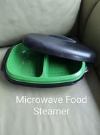 Tupperware Microwave foodsteamer, Groen, Schaal, Ophalen of Verzenden, Zo goed als nieuw