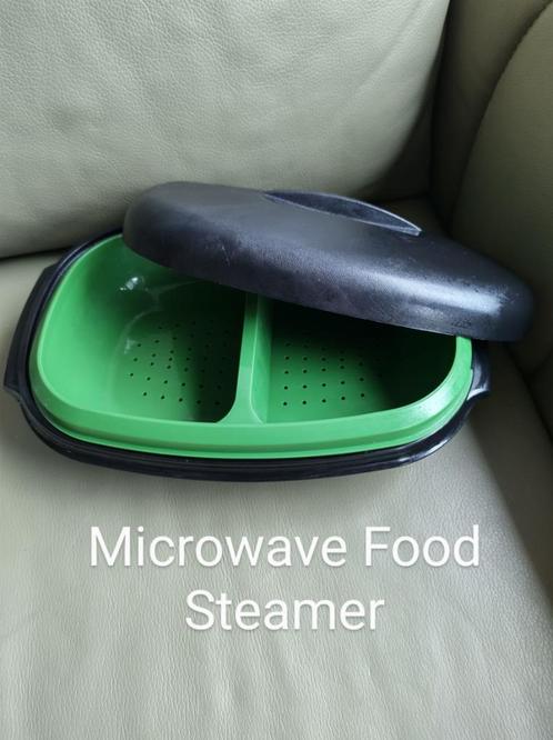 Tupperware Microwave foodsteamer, Huis en Inrichting, Keuken | Tupperware, Zo goed als nieuw, Schaal, Groen, Ophalen of Verzenden