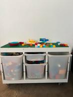 Lego Duplo speeltafel/ladenkast op wieltjes, Ophalen of Verzenden, Gebruikt, Duplo