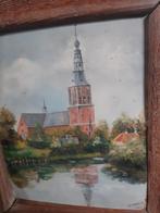 Schilderij van een kerk, Ophalen