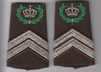 set rangen eskadronsopperwachtmeester dt-63, Ophalen of Verzenden, Landmacht, Nederland, Embleem of Badge