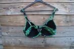 Bikini zwart/ groen mt XL 85E Vaste prijs, Kleding | Dames, Ophalen of Verzenden, Zo goed als nieuw, Zwart, Bikini