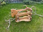 Houten schommel paard, Kinderen en Baby's, Speelgoed | Buiten | Speeltoestellen, Ophalen, Gebruikt, Schommel
