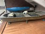 Aluminium platbodem 4,20, Watersport en Boten, Platbodems, Ophalen, Gebruikt, Aluminium, Benzine