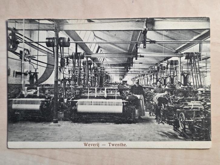 038) ANSICHTKAART WEVERIJ TWENTHE, Verzamelen, Ansichtkaarten | Nederland, Ongelopen, Overijssel, Voor 1920, Ophalen of Verzenden