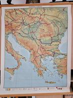 Oude landkaart van zuidoost-europa, Ophalen, 1800 tot 2000, Europa Overig, Landkaart