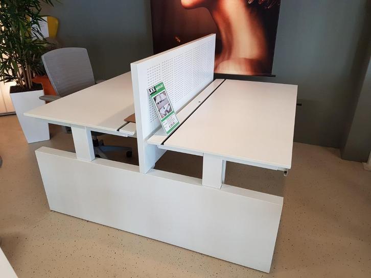 Duo Bureau Voortman hoogte verstelbaar d.m.v. slinger., Zakelijke goederen, Kantoor en Winkelinrichting | Kantoormeubilair en Inrichting