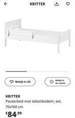 IKEA Kritter Kinderbed - Wit, Ophalen, Kinderbed ikea, Gebruikt, Wit
