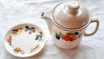 Polen Poland Tulowice thee kan theepot fruit aardbeien peer, Antiek en Kunst, Antiek | Servies los, Ophalen of Verzenden