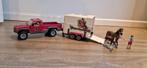 Schleich Auto met Paardentrailer, Ophalen of Verzenden
