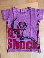 Stoer paars t-shirt met print van Didi maat 10/140, Meisje, Ophalen of Verzenden, Zo goed als nieuw, Didi