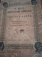 Oude schoolatlas R Bos.Voor de liefhebber, is niet compleet., Antiek en Kunst, Antiek | Boeken en Bijbels, Ophalen, Onbekend