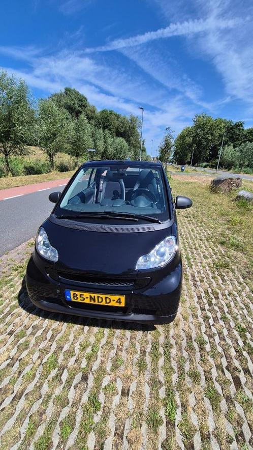 Smart ForTwo 1.0 52KW Cabrio MHD AUT 2010 Zwart, Auto's, Smart, Particulier, ForTwo, Airbags, Airconditioning, Android Auto, Apple Carplay