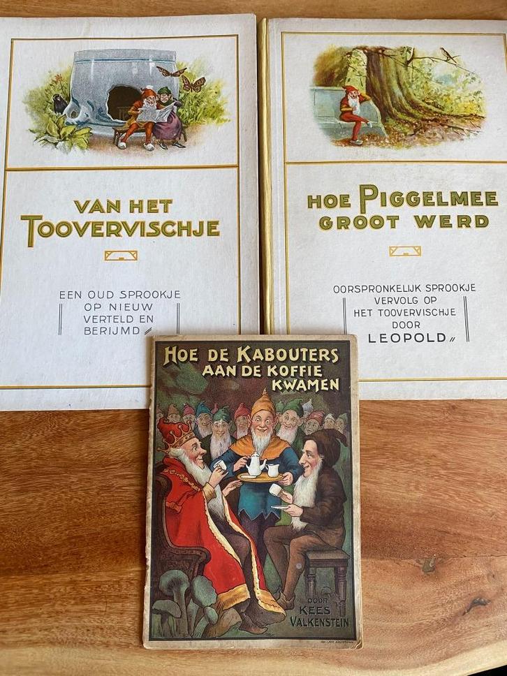 Originele Piggelmee albums 1920 en 1923 + kabouters 1914, Boeken, Historische romans, Gelezen, Ophalen of Verzenden