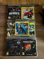 7 PlayStation 3 Games - Uncharted Drift Minecraft, 3 spelers of meer, Ophalen of Verzenden, Zo goed als nieuw