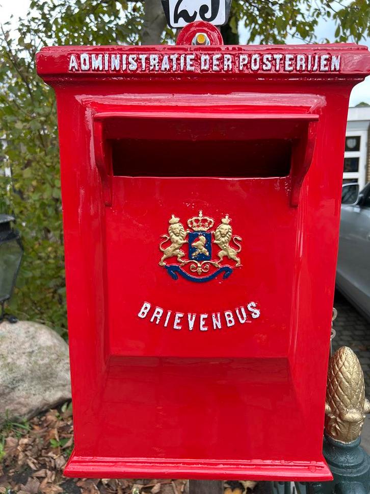 Oude Nederlandse Postbus, Antiek en Kunst, Antiek | Emaille, Ophalen
