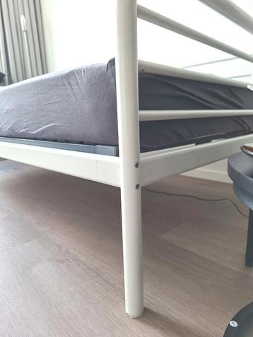 Ikea Tromso Bed Wit  + Stevig Bedbodem  + Top Matras  beschikbaar voor biedingen