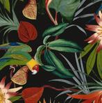 2 rollen luxueus Parrot vliesbehang van decomode., Ophalen of Verzenden, Minder dan 10 m²