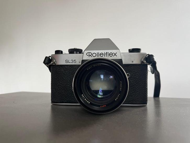 Rolleiflex SL35 met Carl Zeiss planar 50mm f1.4 (Getest), Audio, Tv en Foto, Fotocamera's Analoog, Spiegelreflex, Overige Merken