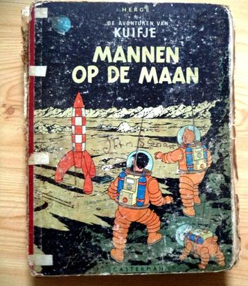 1954 1e druk Kuifje Mannen op de maan beschikbaar voor biedingen