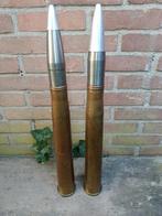 2 oude legen hulzen met patronen. Uit 1983, Ophalen of Verzenden, Landmacht, Nederland, Hulzen of Bodemvondsten