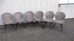 6 eetkamerstoelen, Huis en Inrichting, Stoelen, Ophalen, Gebruikt, Vijf, Zes of meer stoelen, Metaal