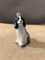 Kerstdecoratie kersthanger glazen kerstbal hond, Ophalen, Zo goed als nieuw, Dier