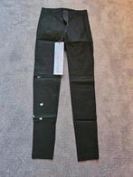 Rechte stretch broek met witte print Rundholz mt XS en S, Kleding | Dames, Broeken en Pantalons, Verzenden, Nieuw, Maat 34 (XS) of kleiner