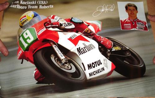 Poster Wayne. Rainey motorcoureur 1984 - 1993.. Unieke, Verzamelen, Automerken, Motoren en Formule 1, Zo goed als nieuw, Formule 1