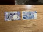 2 verschillende 10 gulden biljetten, Postzegels en Munten, Bankbiljetten | Nederland, Ophalen of Verzenden, 10 gulden, Los biljet