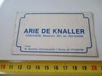 sticker enschede blekerstraat ARIE DE KNALLER privé borne, Ophalen, Zo goed als nieuw