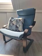Ikea POÄNG
fauteuil/stoel, donkerblauwe bekleding, Huis en Inrichting, Fauteuils, Ophalen, Zo goed als nieuw