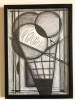 tekening schilderij abstract surrealistisch, Ophalen of Verzenden