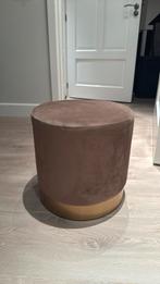Zo goed als nieuwe poef, Huis en Inrichting, Ophalen, Minder dan 50 cm, Rond, Minder dan 50 cm