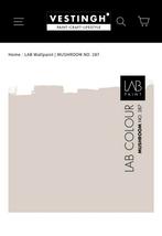 5L Sigma muurverf kleur Mushroom 287 Vestingh LAB Colour, Doe-het-zelf en Verbouw, Verf, Beits en Lak, Ophalen, 5 tot 10 liter