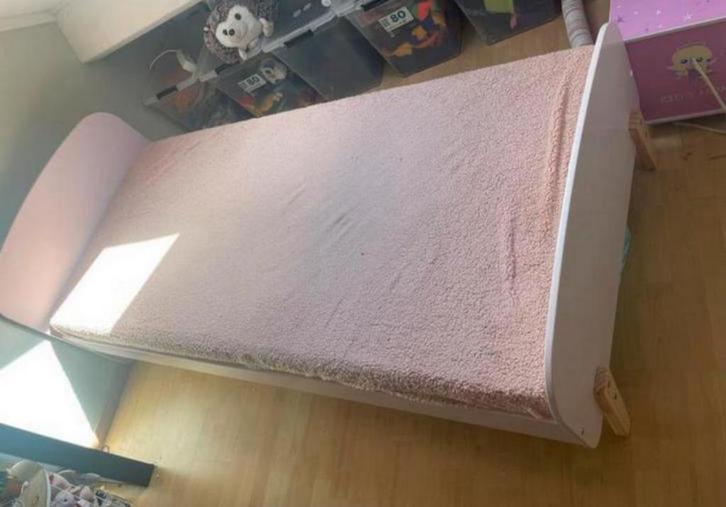 Vipack Kiddy Bed Roze, Kinderen en Baby's, Kinderkamer | Bedden, Gebruikt, 140 tot 160 cm, 70 tot 85 cm, Lattenbodem, Ophalen of Verzenden