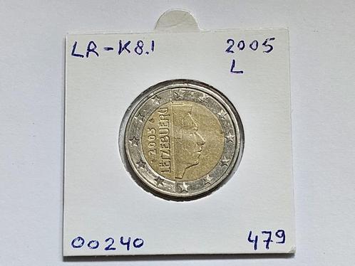 2-euromunt Luxemburg (L) 2005 Koers LR-K8.1, Postzegels en Munten, Munten | Europa | Euromunten, Losse munt, 2 euro, Luxemburg