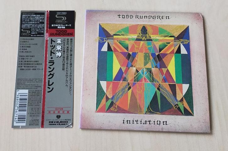 Todd Rundgren - Initiation CD 1975/2009 Japan OBI SHM, Cd's en Dvd's, Cd's | Rock, Gebruikt, Progressive, Ophalen of Verzenden