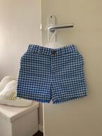 Polo Ralph Lauren korte broek geruit blauw maat 12 maanden, Broekje, Ophalen of Verzenden, Zo goed als nieuw, Jongetje