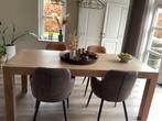 Eikenhouten eettafel, Huis en Inrichting, Tafels | Eettafels, Ophalen, Gebruikt, Eikenhout, 200 cm of meer