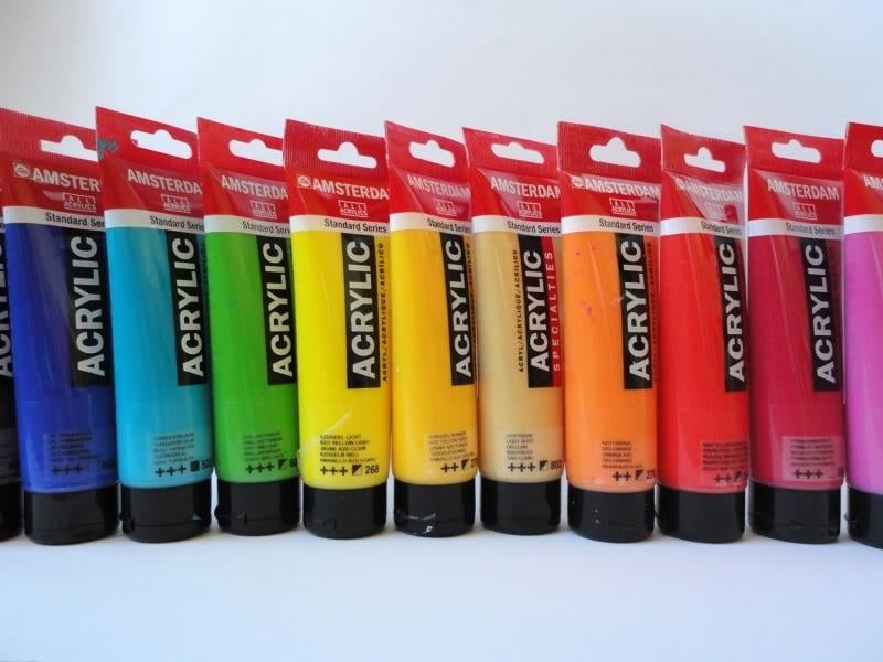 Amsterdam Acrylverf, 120ml tubes in ruim 70 kleuren, Hobby en Vrije tijd, Schilderen, Nieuw, Acrylverf, Ophalen of Verzenden