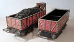 Spoor 0 jep 2 mooie open goederenwagens, Antiek en Kunst, Ophalen of Verzenden